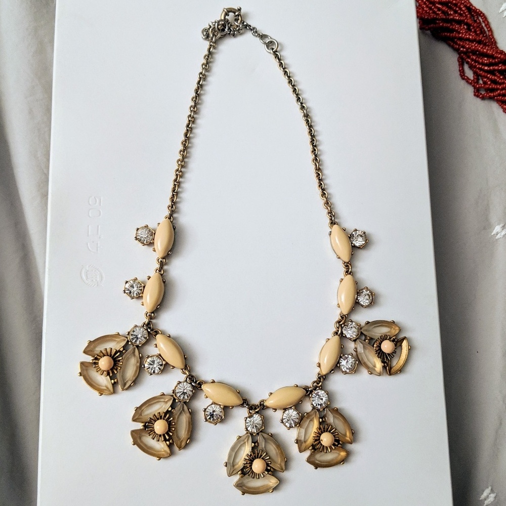 J. Crew statement costume necklace